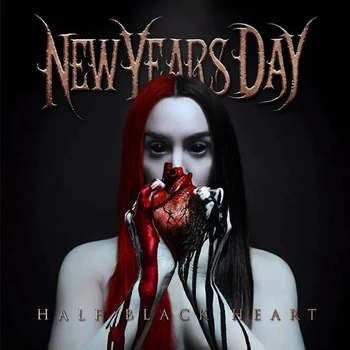 NEW YEARS DAY Half Black Heart Vinyl 1 LP (Deep Blood Red Vinyl)