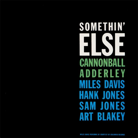 CANNONBALL ADDERLEY Somethin' Else 1 LP (CLASSIC VINYL)