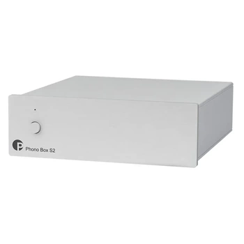 PHONO BOX S2 Pro-Ject Przedwzmacniacz gramofonowy MM/MC(srebrny)