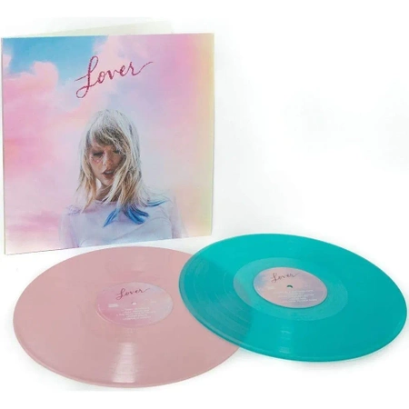 TAYLOR SWIFT Lover Vinyl 2 LP (Pink/Blue Vinyl)