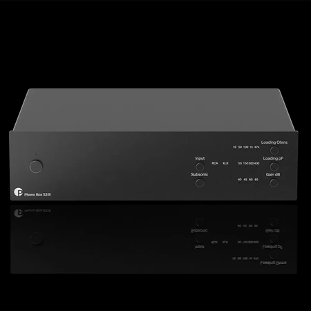 PHONO BOX S3 B Pro-Ject Przedwzmacniacz gramofonowy MM/MC(czarny)