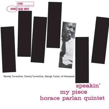 HORACE PARLAN QUINTET  Speakin' My Piece 1 LP Vinyl