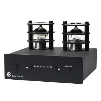 TUBE BOX S2 B Pro-Ject Przedwzmacniacz gramofonowy lampowy MM/MC(czarny)