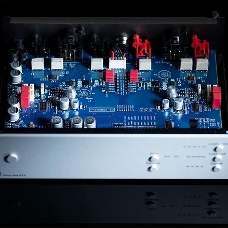 PHONO BOX S3 B Pro-Ject Przedwzmacniacz gramofonowy MM/MC(srebrny)