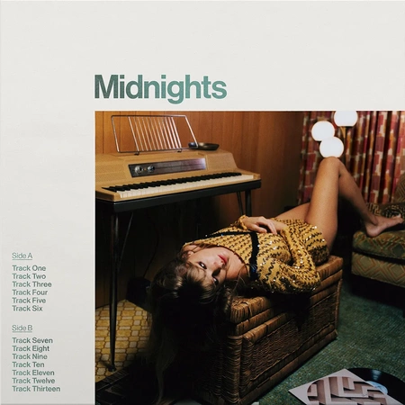 TAYLOR SWIFT Midnights Vinyl 1 LP (Jade Green Vinyl)