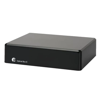 OPTICAL BOX E PHONO Pro-Ject Przedwzmacniacz gramofonowy z przetwornikiem DAC (czarny)