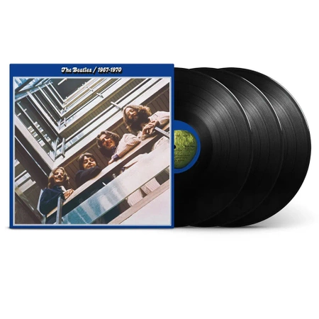 THE BEATLES 1967-1970 Blue Album 3 LP Vinyl